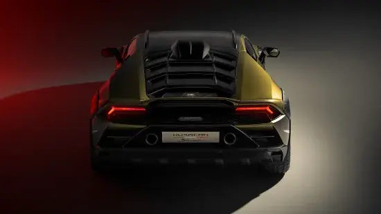 Lamborghini Huracán Sterrato bovenaanzicht 